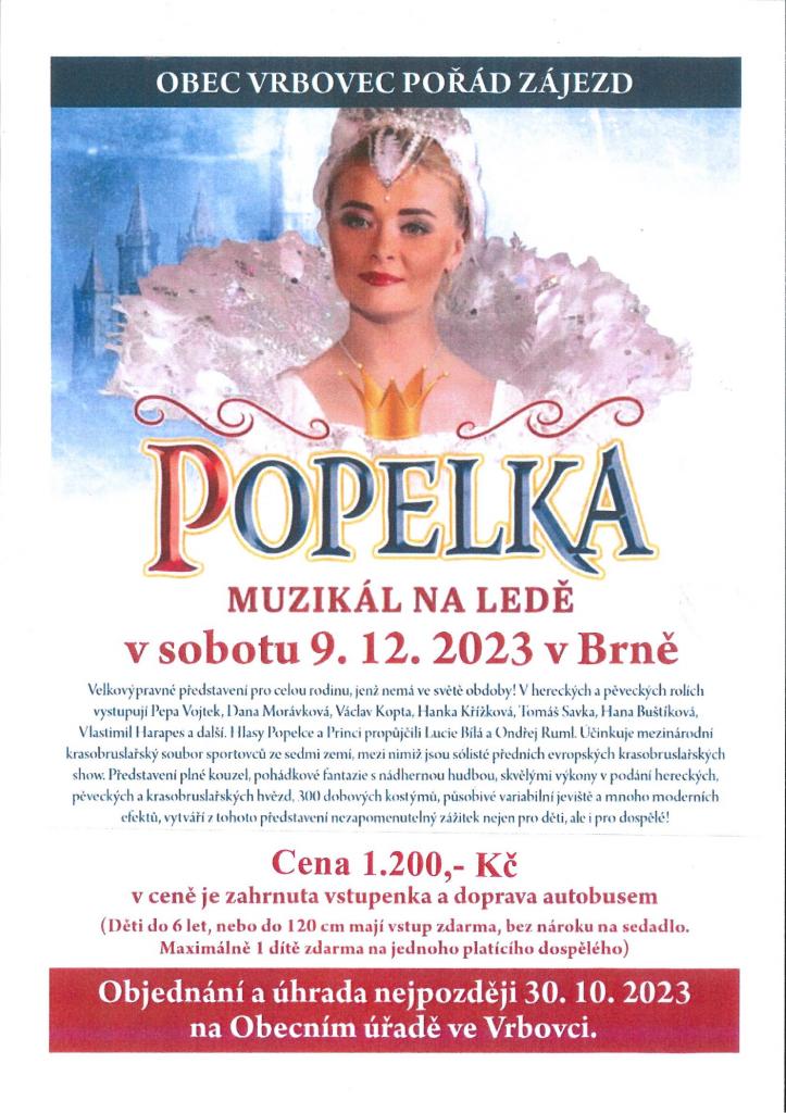 muzikál na ledě Popelka