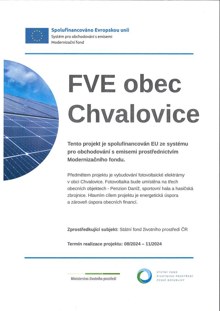 FVE obec Chvalovice