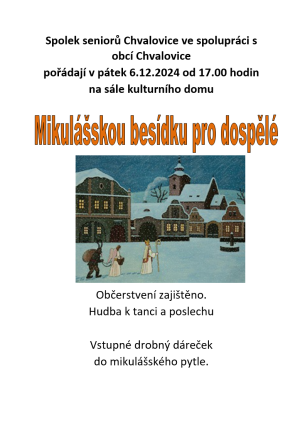 Mikulášská besídka pro dospělé