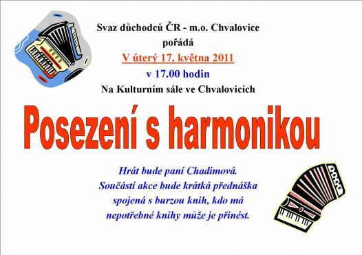 Posezení s&nbsp;harmonikou - SDČR