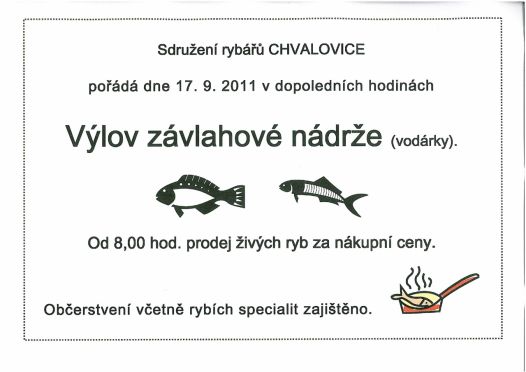 Výlov závlahové nádrže