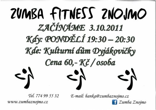 Zumba Fitness v obci Dyjákovičky