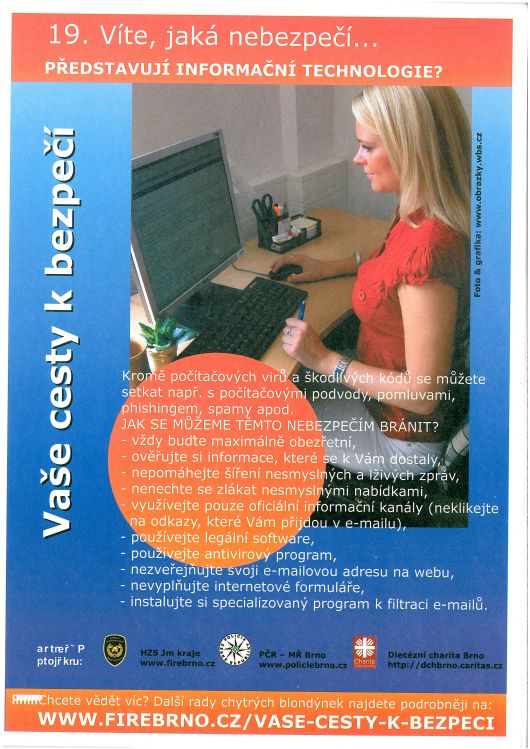 Víte, jaká nebezpečí představují informační technologie?
